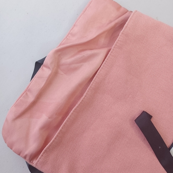 Gucci Pink 100% Linen Beauty Pouch - Picture 4 of 12